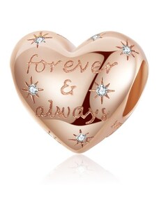 P&J Jewellery Zlatý přívěsek Srdce "Forever & Always" GGB2