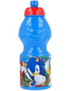 Stor Plastová láhev na pití Ježek Sonic - 400 ml
