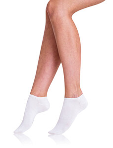 Bellinda COTTON IN-SHOE SOCKS 2x - Women's shorts 2 pairs - white