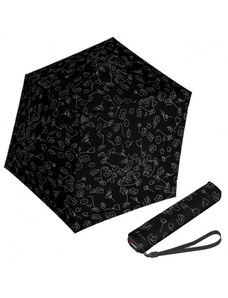 Knirps KNIRPS US.050 SPEAK - lehký dámský skládací plochý deštník