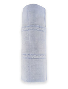 TrendUpcz Dětská háčkovaná deka 95X90 cm - modrá