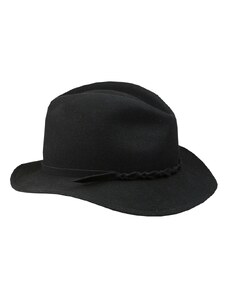Dámský cestovní černý zimní klobouk Dagmar (ušní klapky) - Mayser
