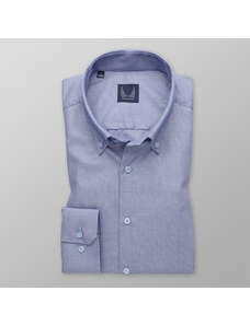 Willsoor Pánská extra slim fit košile světle modré barvy s jemným vzorem 14596