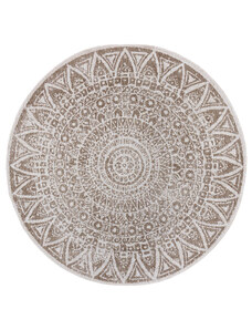 Mujkoberec Original Kusový koberec Mujkoberec Original Nora 105453 Linen kruh – na ven i na doma - 140x140 (průměr) kruh cm