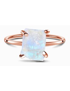 Royal Exklusive Royal Fashion prsten 14k zlato Vermeil GU-DR15849R-ROSEGOLD-MOONSTONE