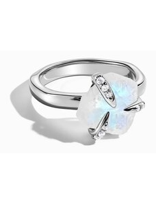 Royal Exklusive Royal Fashion stříbrný prsten GU-DR21589R-SILVER-MOONSTONE-TOPAZ