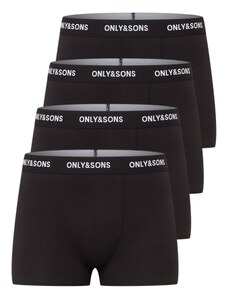 Only & Sons Boxerky 'Fitz' černá / offwhite