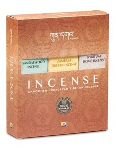 Flexity Gangchen Himalayan natural incense sada himálajské vonné tyčinky 6 x 20 ks