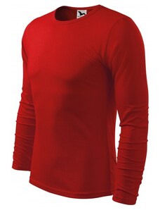 Malfini Pánské triko s dlouhým rukávem, červená