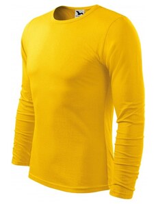 Malfini Pánské triko s dlouhým rukávem, žlutá