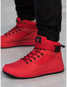 Ombre Clothing Pánské sneakers boty - červená T317