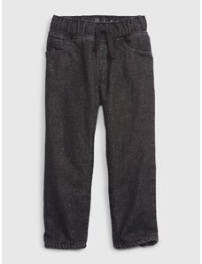 GAP Dětské džíny fleece-lined original fit Washwell - Kluci