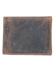 Celokožená bytelná peněženka Pedro z přírodní pevné kůže FLW