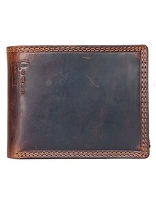 Kožená peněženka Pedro z hovězí kůže činěné na přírodní olejové bázi s ochranou dat na kartách (RFID) FLW
