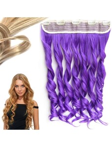 Girlshow Clip in pás vlasů - lokny 55 cm - odstín Purple