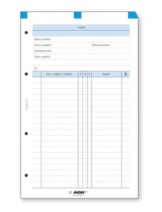 ADK formulář projekt A5 (10 listů)