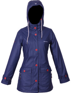 2117 MARINE - dámská bunda do deště z PU, tmavě modrá