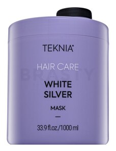 Lakmé Teknia White Silver Mask neutralizující maska pro platinově blond a šedivé vlasy 1000 ml
