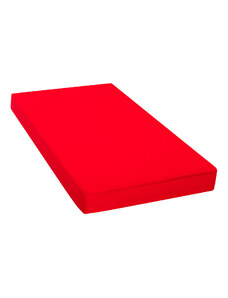 Kaarsgaren 2v1 Červené prostěradlo 100x200cm a chránič matrace