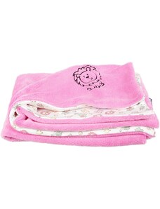 Kaarsgaren Dětská deka růžová lev Wellsoft bavlna