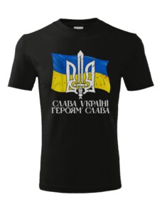 Tamina Tričko - Support Ukrainians Flag Vintage Ukraine