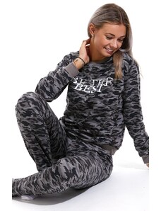 Naspani Maskáčové termo funkční teplé dámské pyžamo - Best 1B1601