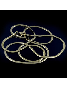 Elegantní tenký řetízek bužírka chirurgická ocel ve zlatém provedení | DG Šperky