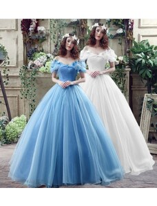 Donna Bridal nádherné princeznovské svatební/plesové šaty s 3D motýlky