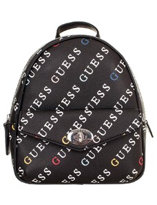 Guess dámský malý batoh s monogramy černý
