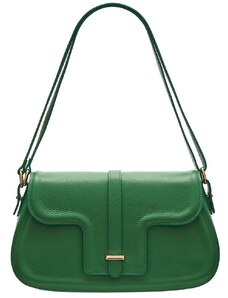 Glamorous by GLAM Kožená kabelka přes rameno - zelená