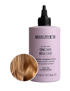 Selective Professional Laminovač / Laminátor kutikuly pro blond vlasy - přírodní, barvené a odbarvené - BLOND HAIR NOYELLOW - BEBLOND SUPER LAMELLAR 300 ml