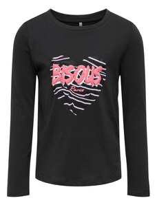 ONLY TRIČKO KOGHOLLIE REG L/S LOVE TOP BOX JRS