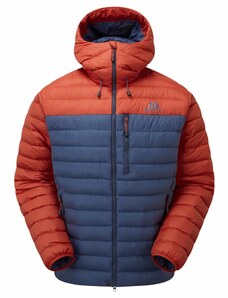 Pánská péřová bunda Mountain Equipment Earthrise Hooded Jacket Dusk-Red Rock