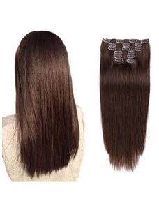 Girlshow Clip in vlasy 45 cm lidské – Remy 70 g - odstín 2