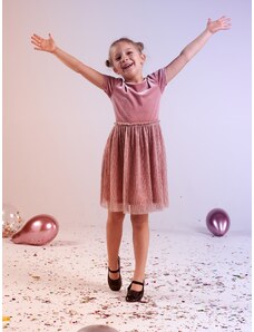 Růžové dívčí šaty | 1 230 produktů - GLAMI.cz
