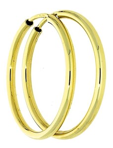 Goldstore Zlaté kruhy průměr 25 mm