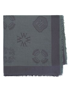 Dámský šátek Wittchen, šedo-tyrkysová, polyester