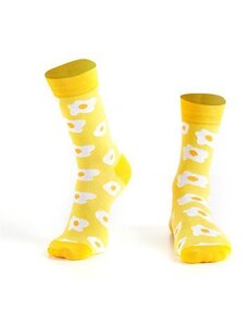 FASARDI Žluté dámské ponožky s vejci