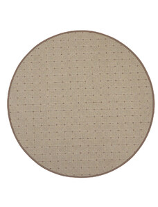 Condor Carpets AKCE: 400x400 (průměr) kruh cm Kusový koberec Udinese béžový new kruh - 400x400 (průměr) kruh cm