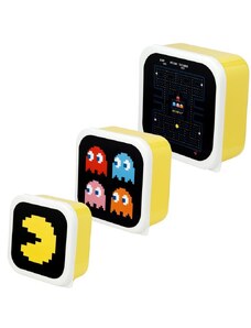 Sada 3 krabiček na jídlo - Pac-Man