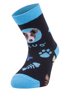 Trepon Unuo, Dětské bambusové ponožky Classic, Kočka pes kluk