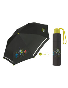 Scout Dark Beast chlapecký skládací deštník s reflexním páskem