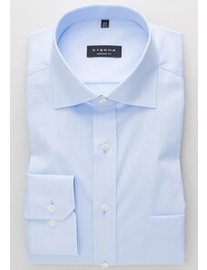 Zakázková výroba - Comfort Fit - nežehlivá košile Eterna "Popeline" modrá