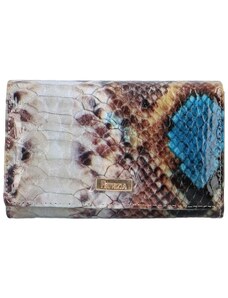 PATRIZIA Luxusní dámská kožená peněženka Fahima, hadí vzor