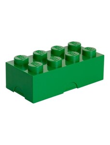 Zelený box na svačinu LEGO Lunch 20 x 10 cm