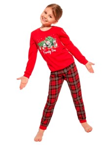 Dívčí dlouhé pyžamo Cornette 594-592/159 Family Time
