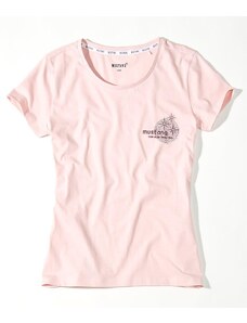 MUSTANG Dámské růžové tričko STARLIT SKY