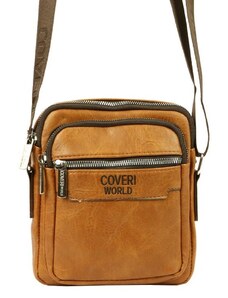 Pánská crossbody taška Coveri World Franck světle hnědá