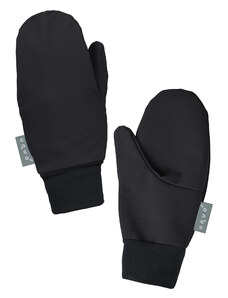 Unuo, Dětské softshellové rukavice s fleecem Tap, Černá