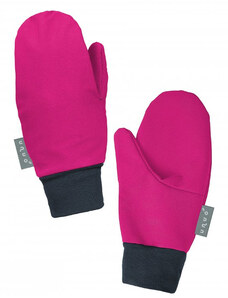 Unuo (ušito v ČR) Dětské softshellové rukavice Unuo tmavě růžové